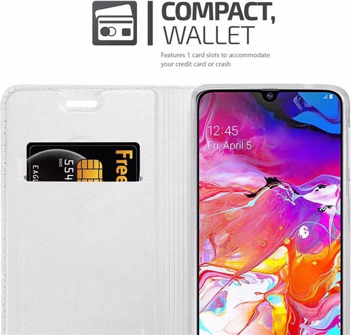 Actual product image Cadorabo Book Classy Style Cover (Samsung Galaxy A70)