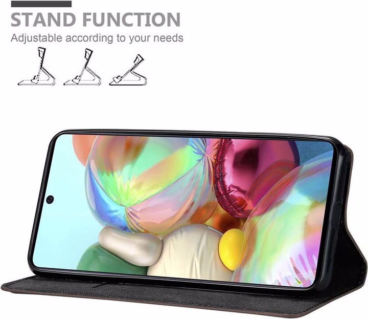 Actual product image Cadorabo Book Invisible Magnet Cover (Samsung Galaxy A71)