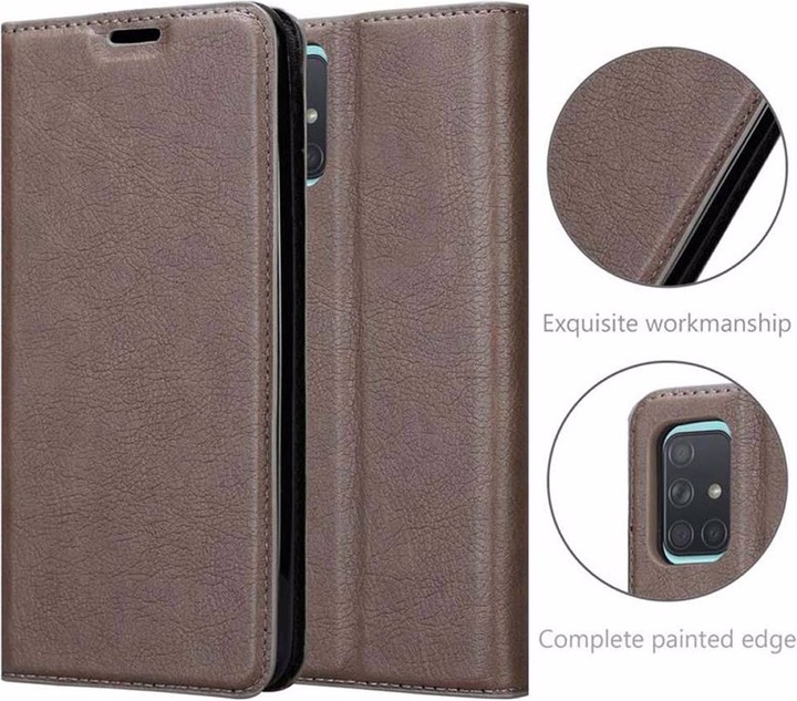 Actual product image Cadorabo Book Invisible Magnet Cover (Samsung Galaxy A71)