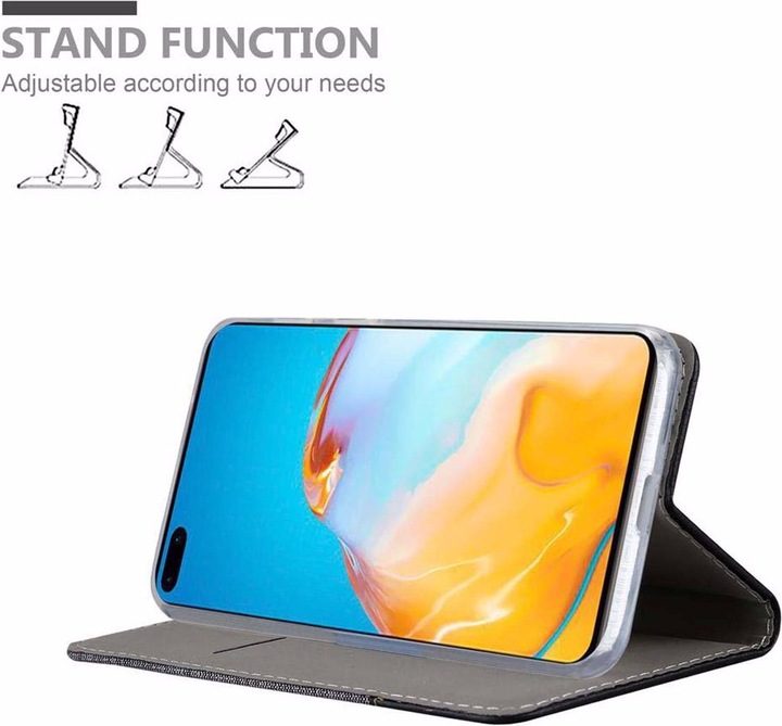 Produktbild Cadorabo Book Jeans Optik Cover (Huawei P40)