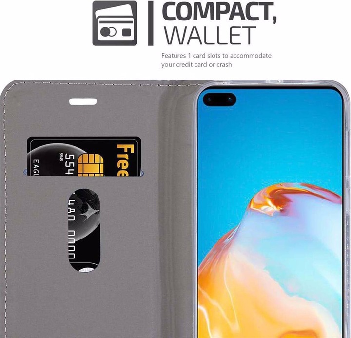 Produktbild Cadorabo Book Jeans Optik Cover (Huawei P40)