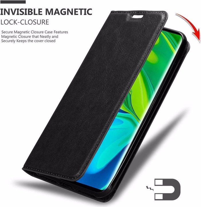 Produktbild Cadorabo Book Invisible Magnet Cover (Xiaomi Mi Note 10, Xiaomi Redmi Note 10S)