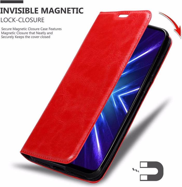 Actual product image Cadorabo Book Invisible Magnet Cover (Honor 9X Pro)