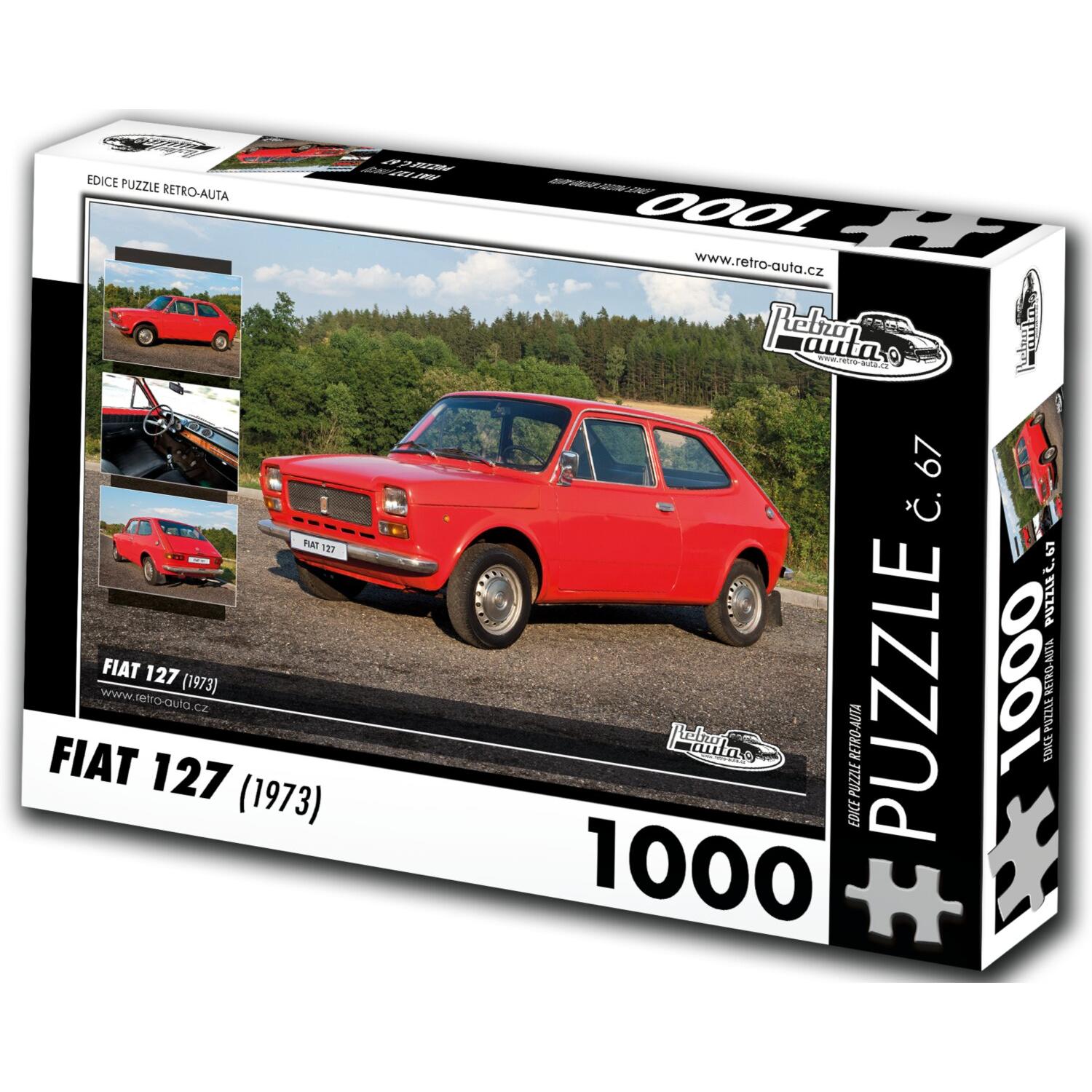 Retro-auta Puzzle Nr. 67 Fiat 127 (1973) 1000 Teile (1000 Teile)