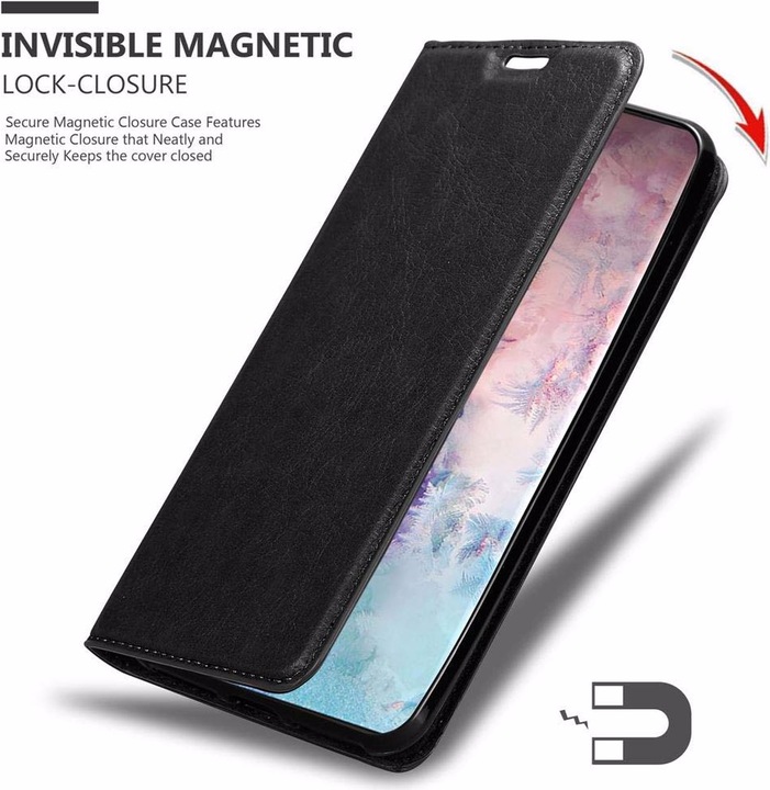 Actual product image Cadorabo Book Invisible Magnet Cover (Samsung Galaxy Note 10+)