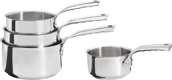 de Buyer Milady Stielkasserollen 4er-Set (Pfannenset + Topfset, Edelstahl, 14 x 17 cm)
