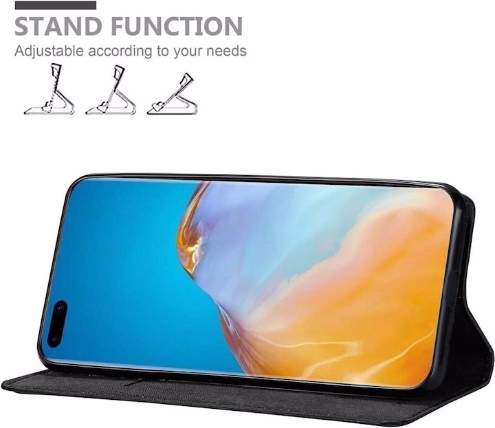 Actual product image Cadorabo Book Invisible Magnet Cover (Huawei P40 Pro+)