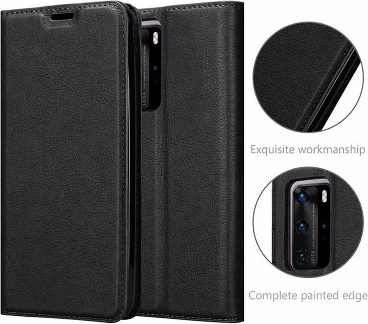 Actual product image Cadorabo Book Invisible Magnet Cover (Huawei P40 Pro+)