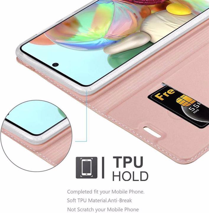 Actual product image Cadorabo Book Classy Style Cover (Samsung Galaxy A71)