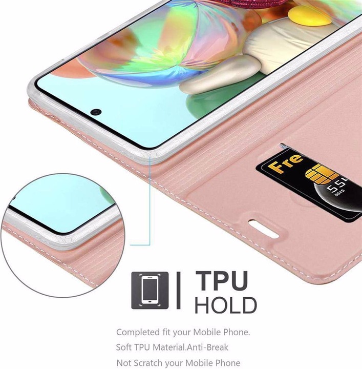 Produktbild Cadorabo Book Classy Style Cover (Samsung Galaxy A71)