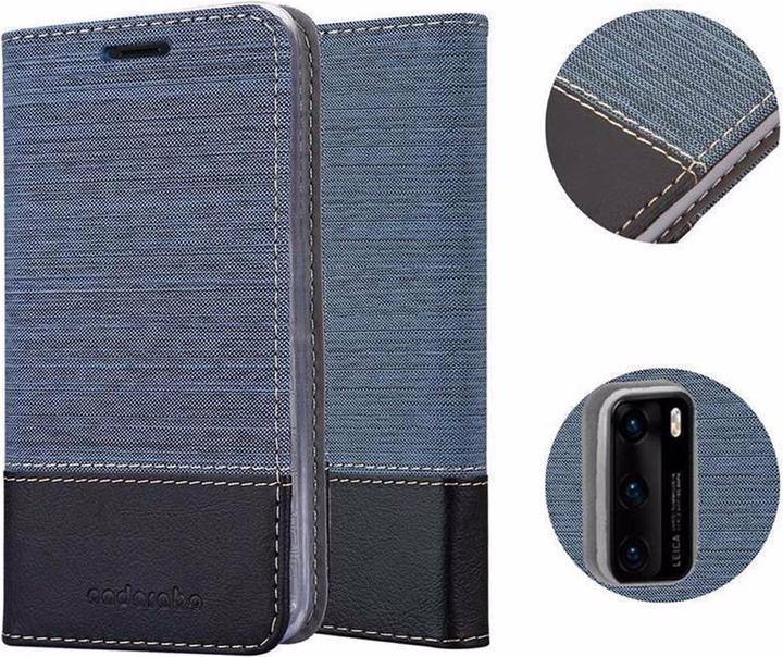 Produktbild Cadorabo Book Jeans Optik Cover (Huawei P40)