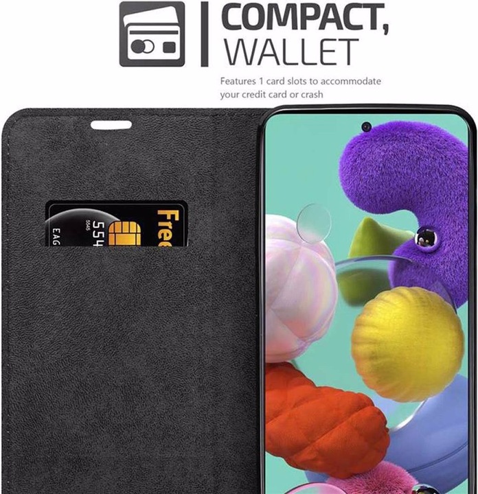 Produktbild Cadorabo Book Invisible Magnet Cover (Samsung Galaxy M40s)