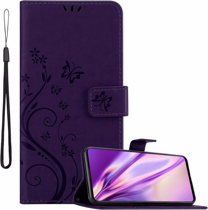 Actual product image Cadorabo Flower Book Cover (Samsung Galaxy A71)