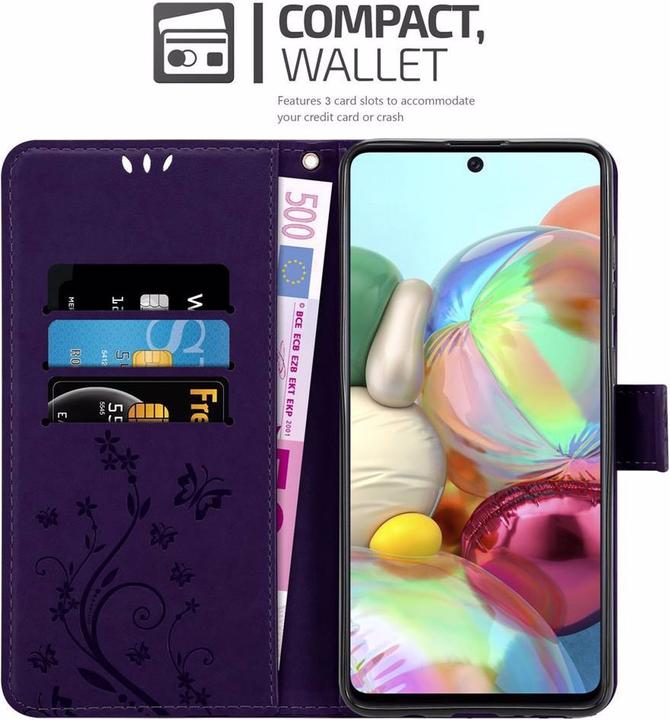 Image du produit Cadorabo Couverture du livre de fleurs (Samsung Galaxy A71)