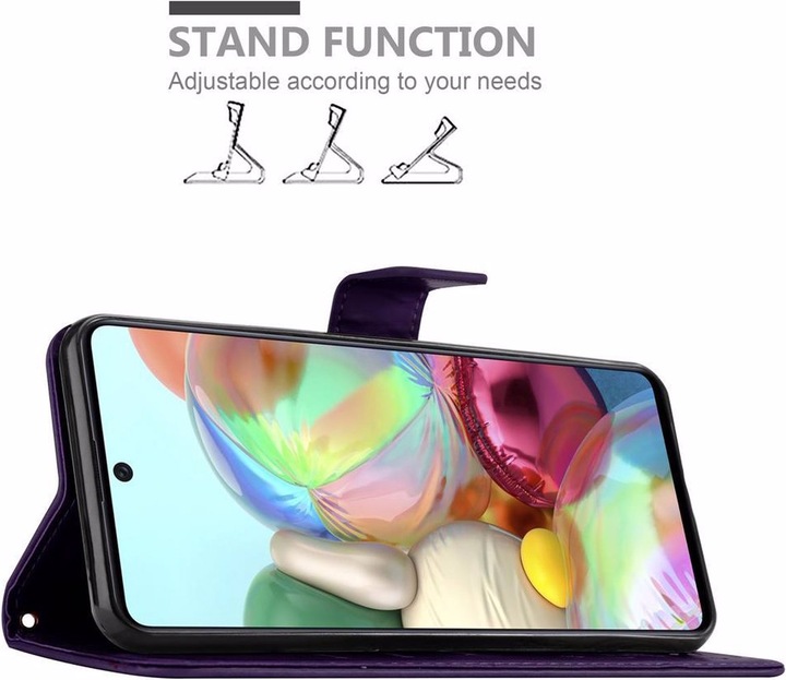 Actual product image Cadorabo Flower Book Cover (Samsung Galaxy A71)