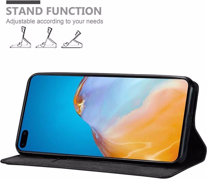 Actual product image Cadorabo Book Invisible Magnet Cover (Huawei P40)