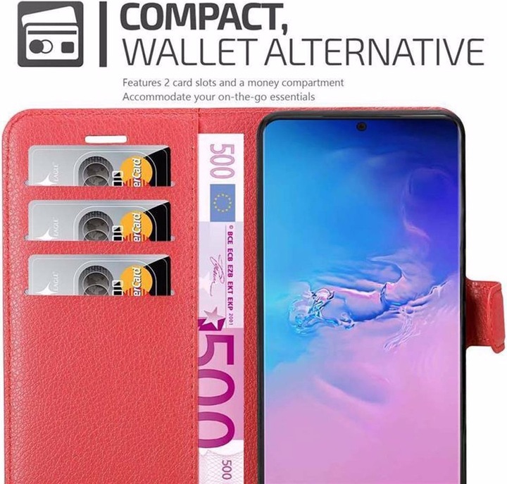 Actual product image Cadorabo Book with stand function cover (Samsung Galaxy S20 Ultra)