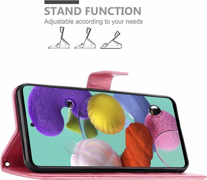 Actual product image Cadorabo Flower Book Cover (Samsung Galaxy M40s)