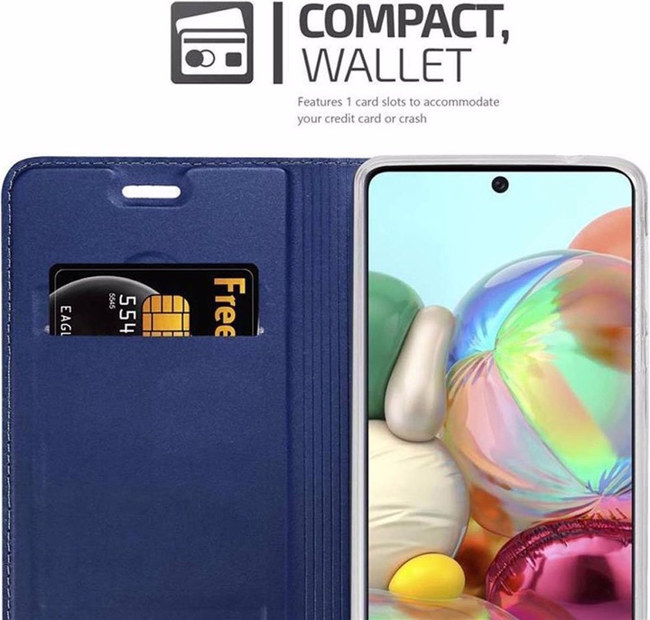 Actual product image Cadorabo Book Classy Style Cover (Samsung Galaxy A71)