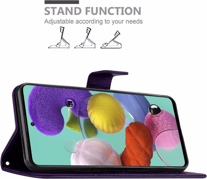 Produktbild Cadorabo Flower Book Cover (Samsung Galaxy A51)