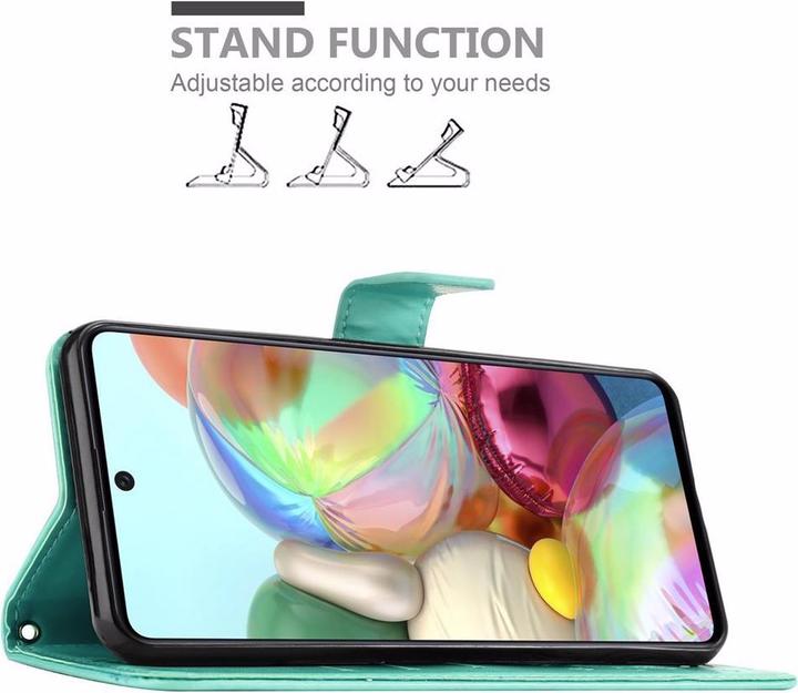 Actual product image Cadorabo Flower Book Cover (Samsung Galaxy A71)
