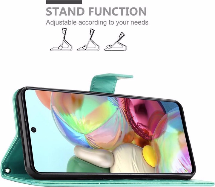 Actual product image Cadorabo Flower Book Cover (Samsung Galaxy A71)
