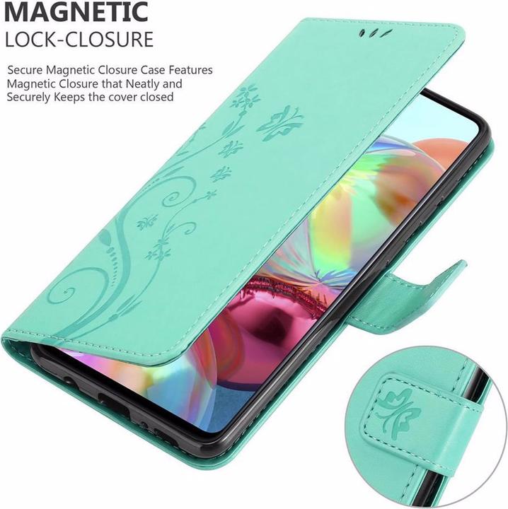 Actual product image Cadorabo Flower Book Cover (Samsung Galaxy A71)