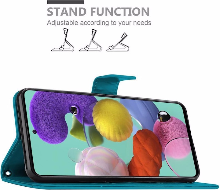 Produktbild Cadorabo Flower Book Cover (Samsung Galaxy A51)
