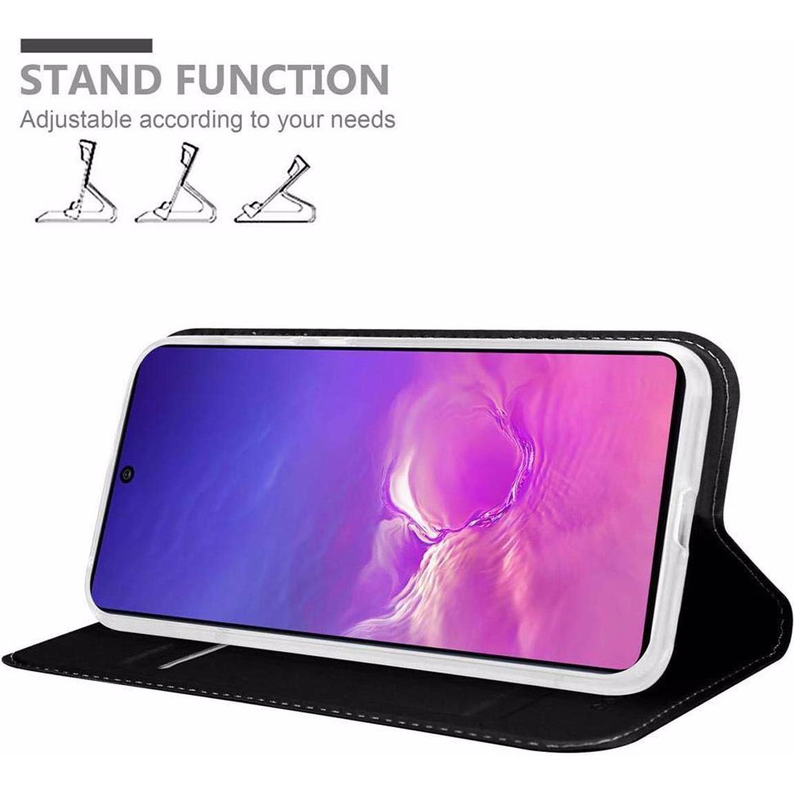 Thumbnail - Cadorabo Book Classy Style Cover (Samsung Galaxy A91), Smartphone Hülle, Schwarz