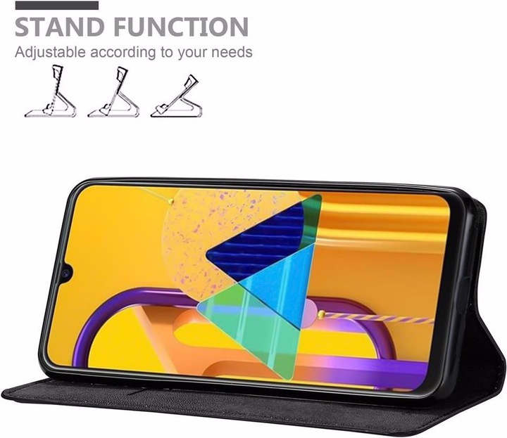 Actual product image Cadorabo Book Invisible Magnet Cover (Samsung Galaxy M30s, Samsung Galaxy M21)