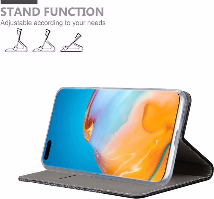 Produktbild Cadorabo Book Jeans Optik Cover (Huawei P40 Pro)