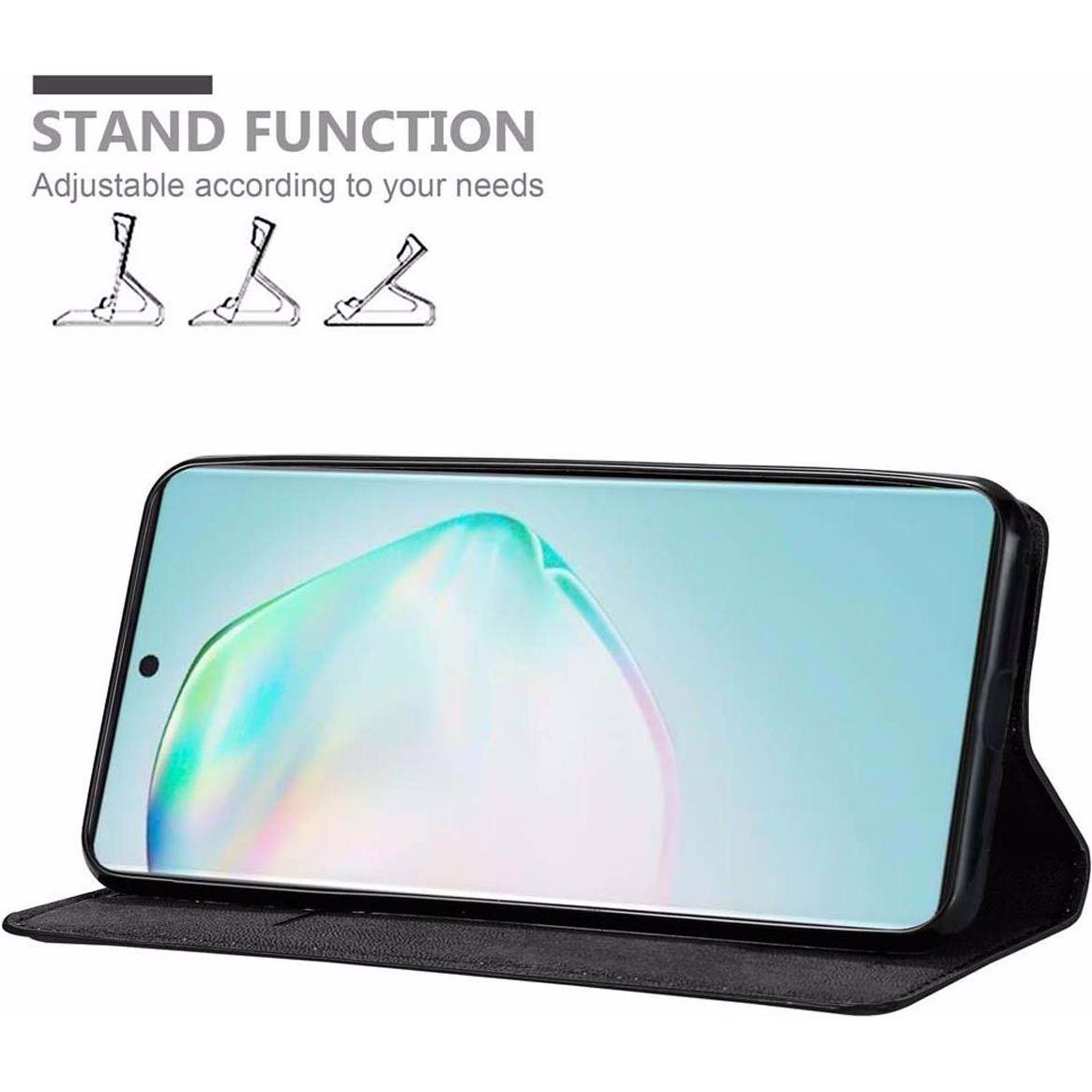 Thumbnail - Cadorabo Book Invisible Magnet Cover (Samsung Galaxy A91), Smartphone Hülle, Schwarz