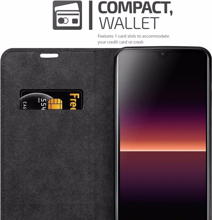 Actual product image Cadorabo Book Invisible Magnet Cover (Sony Xperia L4)