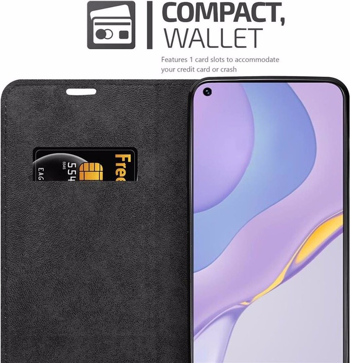 Actual product image Cadorabo Book Invisible Magnet Cover (Huawei Nova 7 5G)