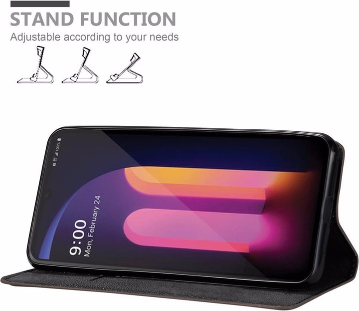 Actual product image Cadorabo Book Invisible Magnet Cover (LG V60 ThinQ 5G)