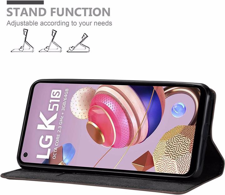 Productafbeelding Cadorabo Boek Onzichtbare Magneethoes (LG K51's)