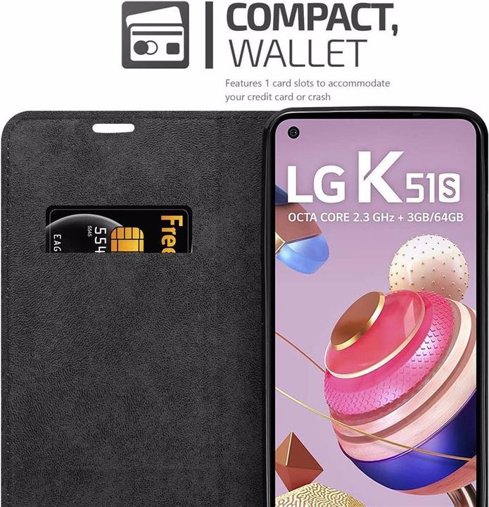 Productafbeelding Cadorabo Boek Onzichtbare Magneethoes (LG K51's)
