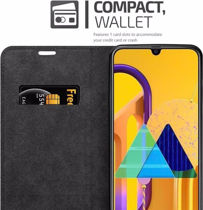 Produktbild Cadorabo Book Invisible Magnet Cover (Samsung Galaxy M30s, Samsung Galaxy M21)