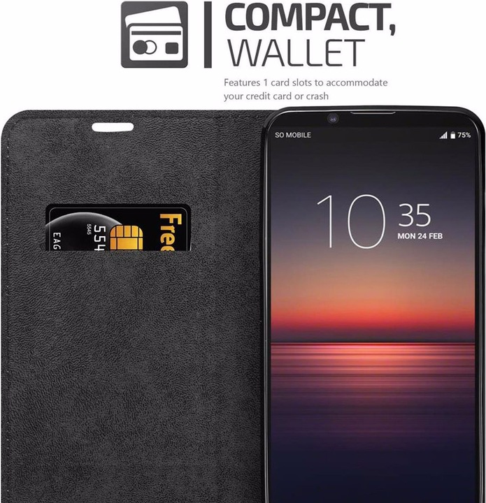 Produktbild Cadorabo Book Invisible Magnet Cover (Sony Xperia 1 II)
