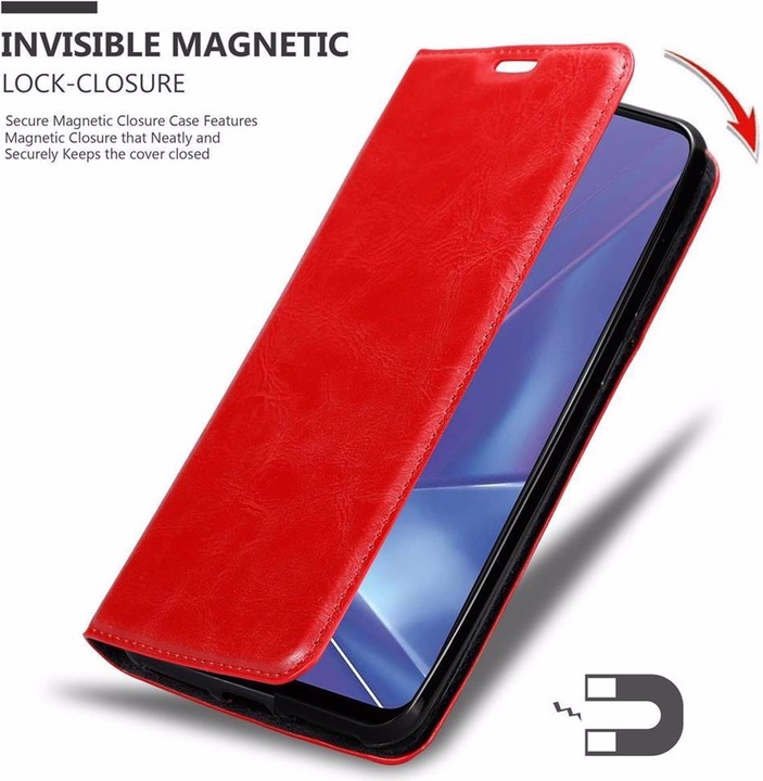 Actual product image Cadorabo Book Invisible Magnet Cover (Oppo A72)