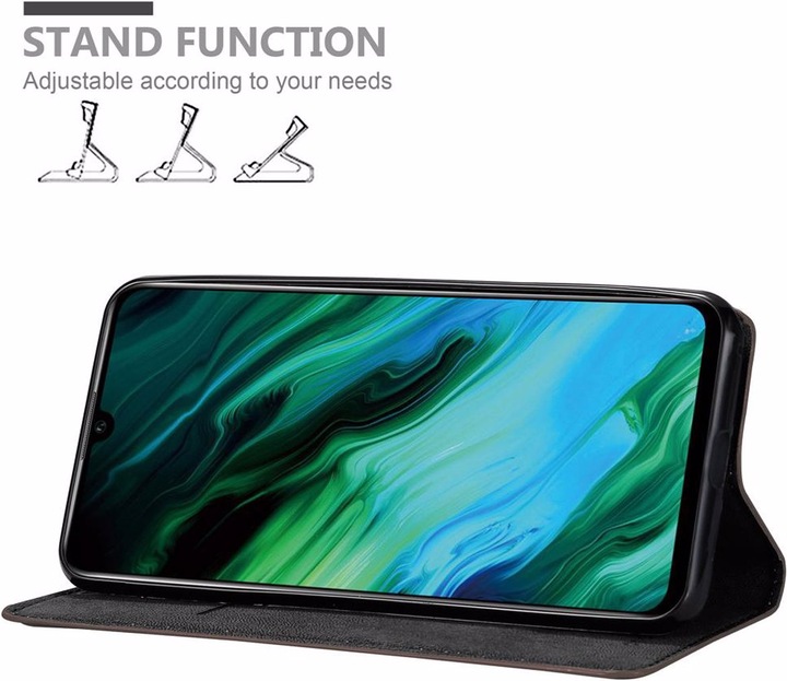 Actual product image Cadorabo Book Invisible Magnet Cover (Honor 20e)