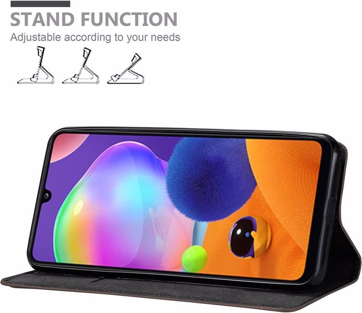 Actual product image Cadorabo Book Invisible Magnet Cover (Samsung Galaxy A31)
