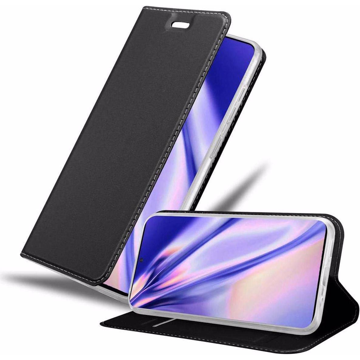 Cadorabo Book Classy Style Cover (Samsung Galaxy S20), Smartphone Hülle, Schwarz