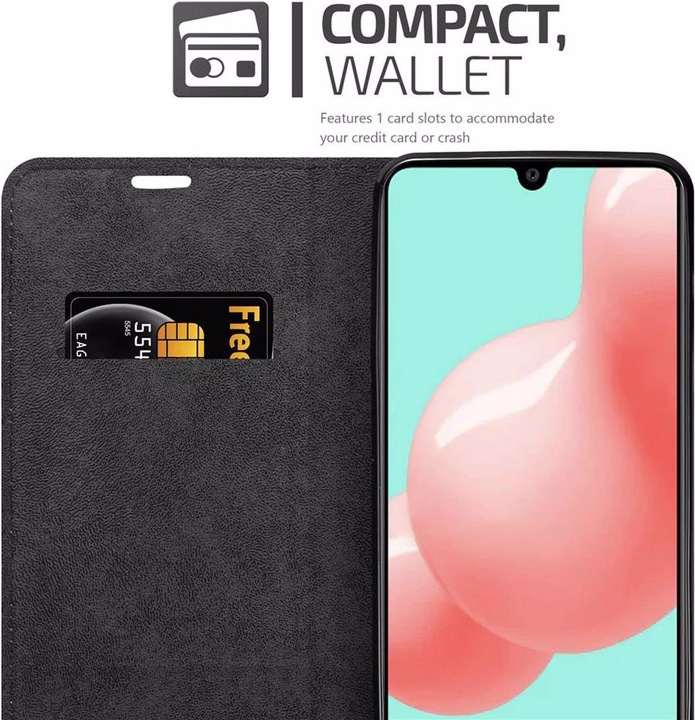 Actual product image Cadorabo Book Invisible Magnet Cover (Samsung Galaxy A41)