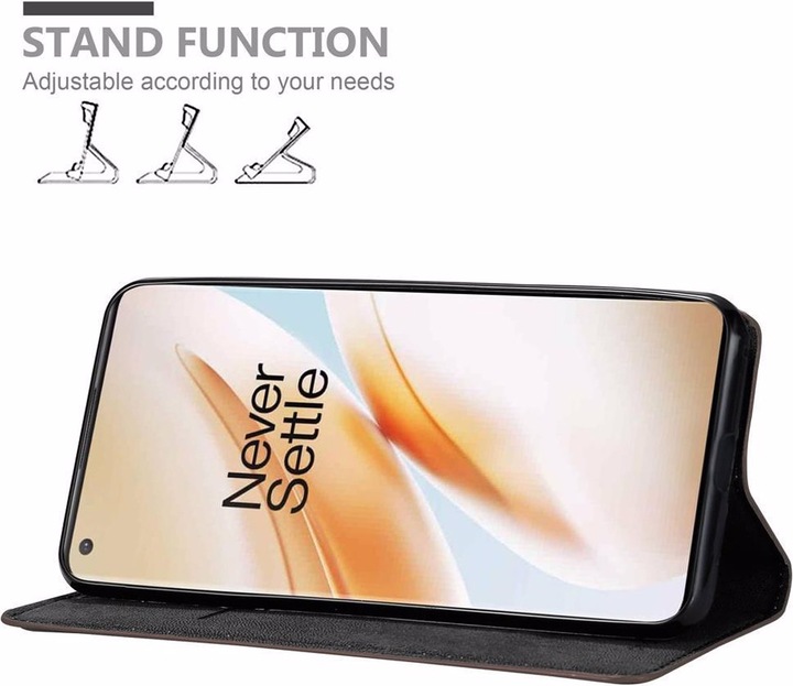 Actual product image Cadorabo Book Invisible Magnet Cover (OnePlus 8 Pro)