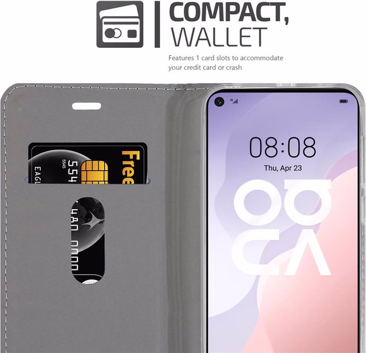 Produktbild Cadorabo Book Jeans Optik Cover (Huawei Nova 7 SE)