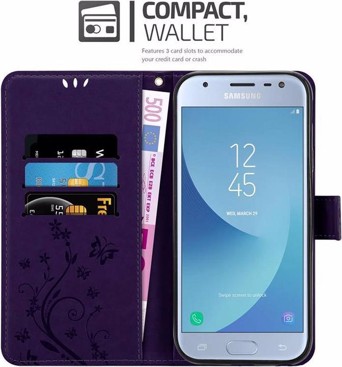 Immagine prodotto Cadorabo Copertina del libro di fiori (Samsung Galaxy J3 (2017))
