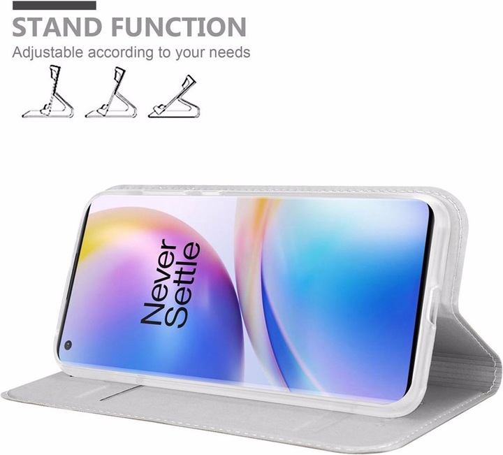 Actual product image Cadorabo Book Classy Style Cover (OnePlus 8 Pro)