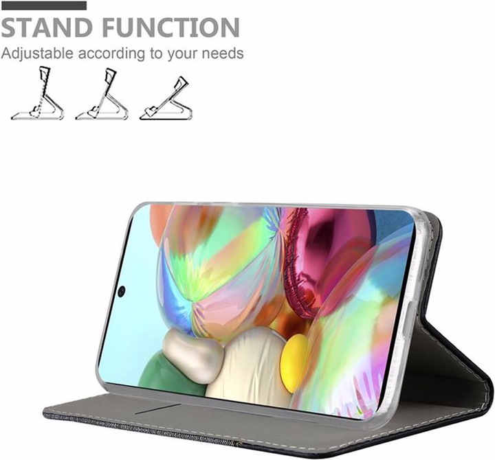 Produktbild Cadorabo Book Jeans Optik Cover (Samsung Galaxy A71 5G)