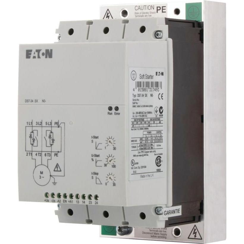 Eaton, Unità di controllo motore, Avviatore graduale, 81 A, 200-480 V CA, Us= 134937